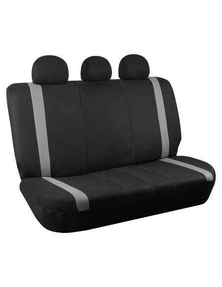 Cubierta de Asiento Trasero FH Group Gris Ajuste Universal Cubierta de Asiento Trasero FH Group Gris Ajuste Universal