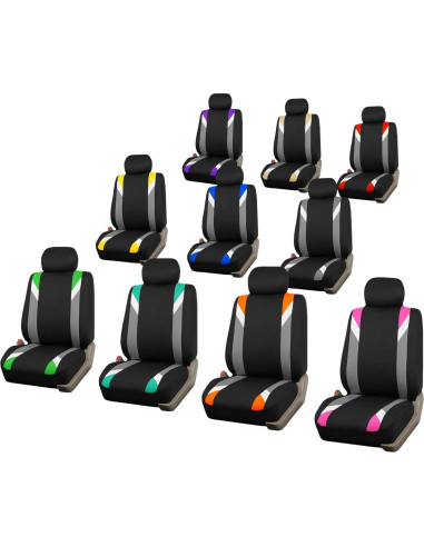Fundas de Asiento de Coche FH Group Gris Ajuste Universal