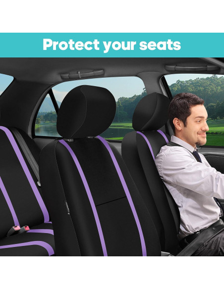 Fundas de Asiento de Coche FH Group Morado Universal Fundas de Asiento de Coche FH Group Morado Universal
