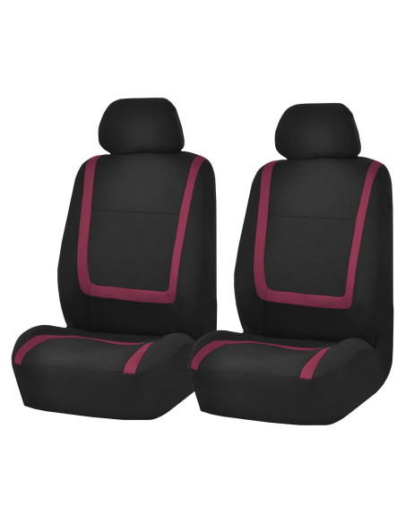 Fundas de Asiento de Coche FH Group Burdeos Ajuste Universal Fundas de Asiento de Coche FH Group Burdeos Ajuste Universal