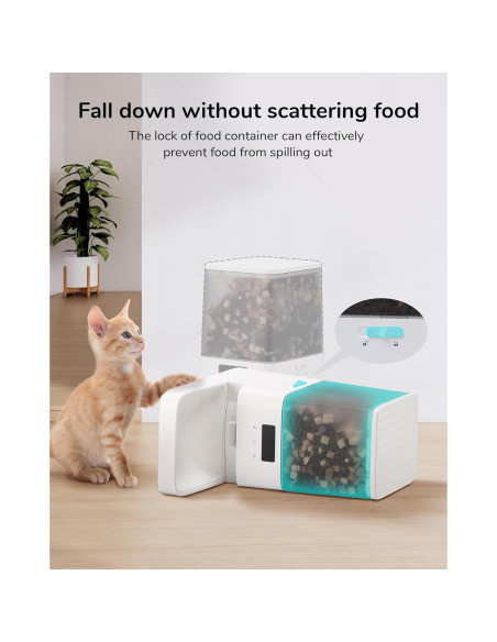 Comedero Automático FUKUMARU 5L para Gatos y Perros WiFi Comedero Automático FUKUMARU 5L para Gatos y Perros WiFi