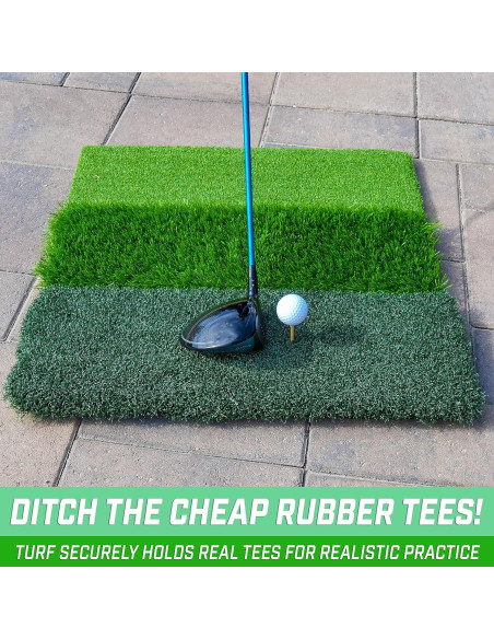 Alfombrilla de Golf GoSports Tri-Turf XL 60x60 cm Práctica Alfombrilla de Golf GoSports Tri-Turf XL 60x60 cm Práctica