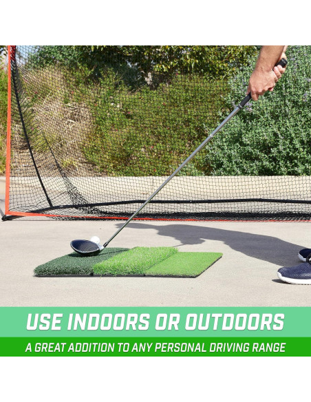 Alfombrilla de Golf GoSports Tri-Turf XL 60x60 cm Práctica Alfombrilla de Golf GoSports Tri-Turf XL 60x60 cm Práctica