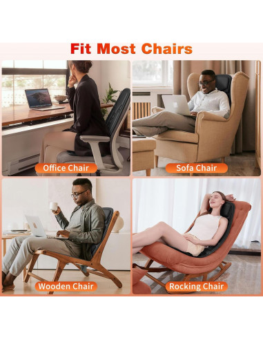 Masajeador de Espalda Sotion HY-6009 con Calor y Vibración