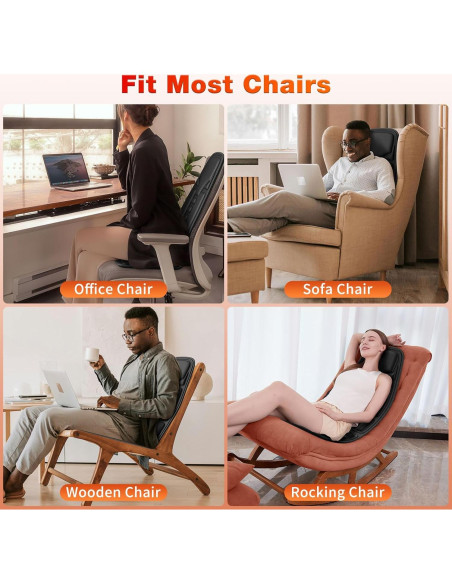 Masajeador de Espalda Sotion HY-6009 con Calor y Vibración Masajeador de Espalda Sotion HY-6009 con Calor y Vibración