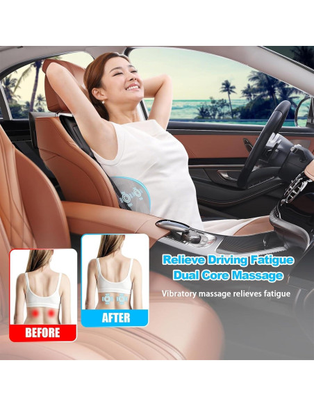 Cojín de Asiento de Coche Ventilado LGNORA 12V con Masaje Cojín de Asiento de Coche Ventilado LGNORA 12V con Masaje