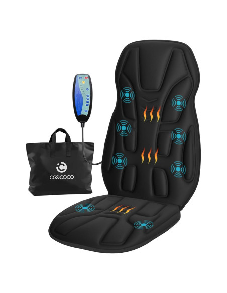 Masajeador de Espalda CooCoCo con Calor y Vibración 8 Motores Masajeador de Espalda CooCoCo con Calor y Vibración 8 Motores