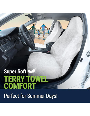 Cubierta de Asiento de Toalla Impermeable Season Guard - 2 Piezas
