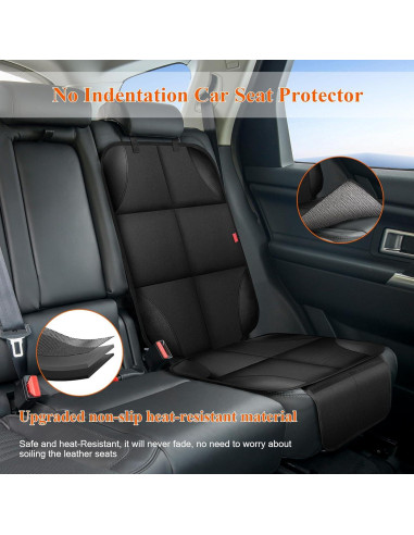 Protector de Asiento de Coche OCCKAI Negro 600D Impermeable