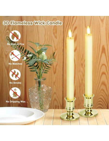 Paquete de 6 Velas LED Sin Llama YINUO LIGHT con 2 Remotos Paquete de 6 Velas LED Sin Llama YINUO LIGHT con 2 Remotos