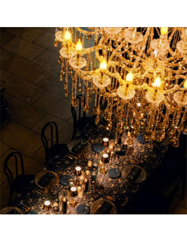 Bombillas LED de Llama Morsatie E12 6 Piezas 3 Modos Decorativas