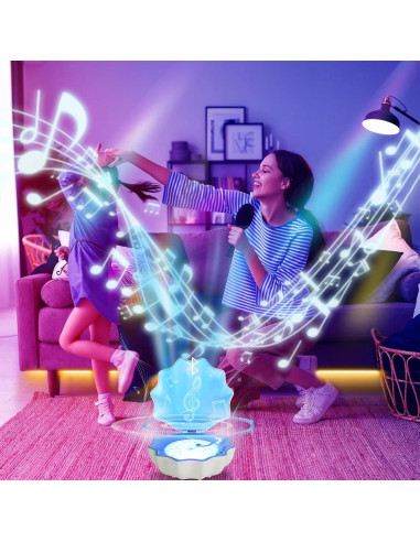 Lámpara Oceánica FOTN BEKE03 Proyector de Olas y Altavoz Bluetooth