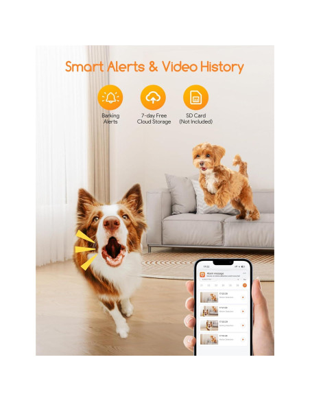 Cámara para Perros Meowant 2K HD con Dispensador de Golosinas Cámara para Perros Meowant 2K HD con Dispensador de Golosinas