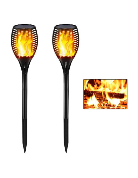 Luces Solares de Antorcha Gold Armour - 96 LED, 108.9 cm Luces Solares de Antorcha Gold Armour - 96 LED, 108.9 cm