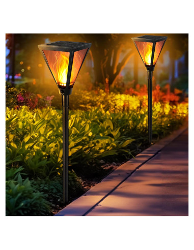 Linternas de Antorcha Solar iBaycon 71 cm 2 Pack IP65