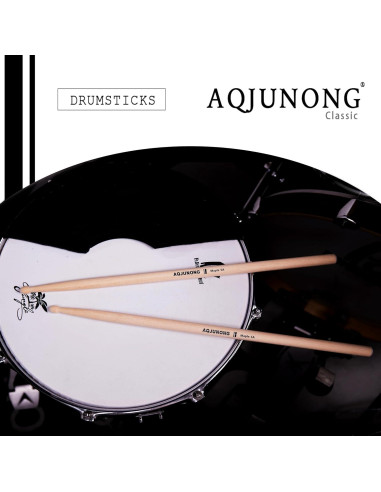 Baquetas de Madera de Arce 5A - 12 Pares para Percusión