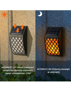 Luces de Llama Solar Dynaming - Paquete de 4 Luces LED para Exterior 2