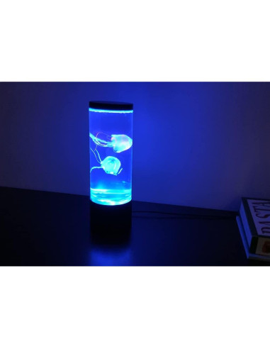 Lámpara de Lava de Medusas Xchime 28 cm LED Colorida