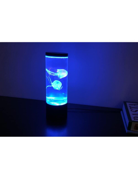 Lámpara de Lava de Medusas Xchime 28 cm LED Colorida Lámpara de Lava de Medusas Xchime 28 cm LED Colorida