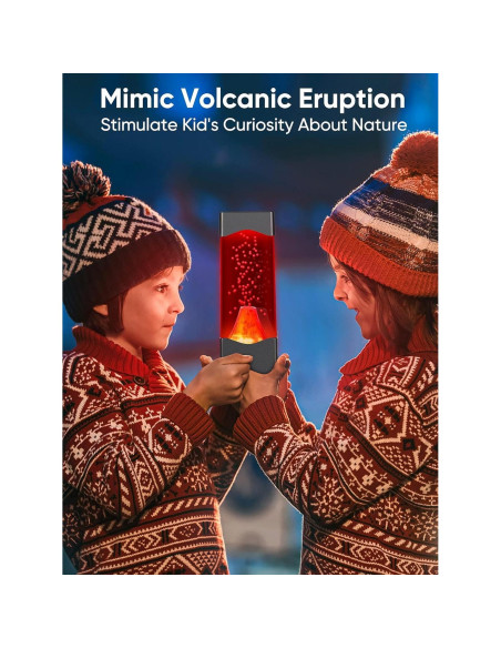 Lámpara Volcán LED SENCU, Luz Nocturna 20.3 cm Lámpara Volcán LED SENCU, Luz Nocturna 20.3 cm