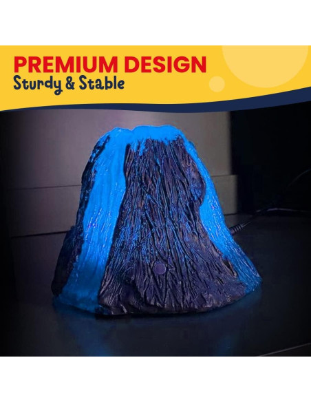 Lámpara Nocturna Volcán LED Cambiante DIY Jr. 17.15x12.7cm Lámpara Nocturna Volcán LED Cambiante DIY Jr. 17.15x12.7cm