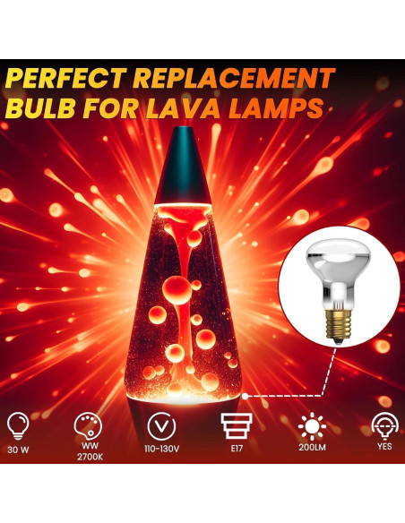 Bombillas de Reemplazo R39 E17 DoRight 30W 3000K Incandescentes Bombillas de Reemplazo R39 E17 DoRight 30W 3000K Incandescentes