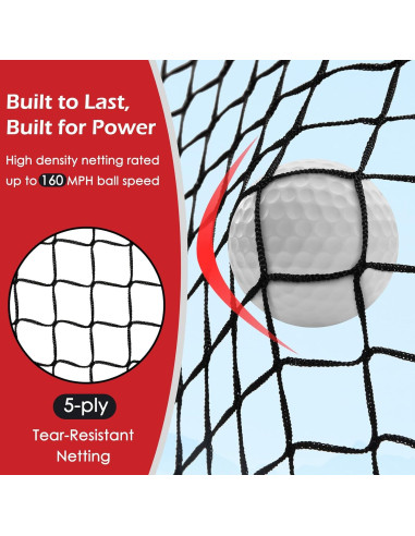 Red de Golf Bearwill 3,05x2,13m con Alfombrilla y Pelotas
