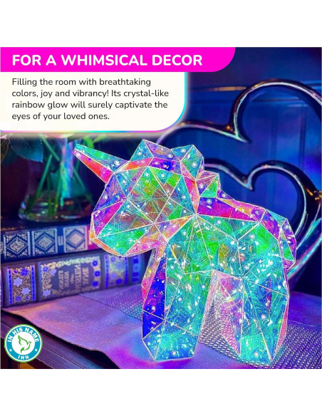 Luz Nocturna LED Unicornio 30x16x26cm - Lámpara Infantil Luz Nocturna LED Unicornio 30x16x26cm - Lámpara Infantil