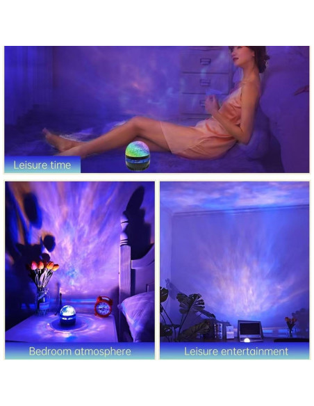 Proyector de Luces del Norte y Olas Xugenxes 14 Efectos LED Proyector de Luces del Norte y Olas Xugenxes 14 Efectos LED
