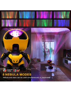 Proyector Luz Nocturna Abeja YAYZA! Astronauta LED 15x12cm 2
