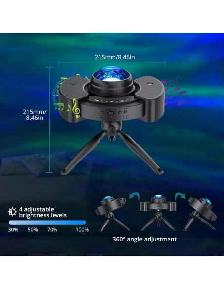 Proyector de Luces Nocturnas YGiTK BL-XK03, Nebulosa y Estrellas Proyector de Luces Nocturnas YGiTK BL-XK03, Nebulosa y Estrellas
