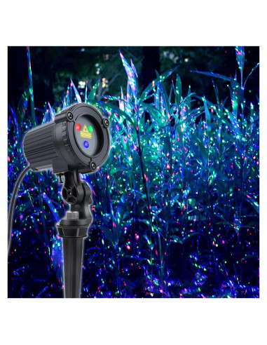 Proyector de Luces Láser Navidad SHENZHEN MOD01RG RGB 3 Colores