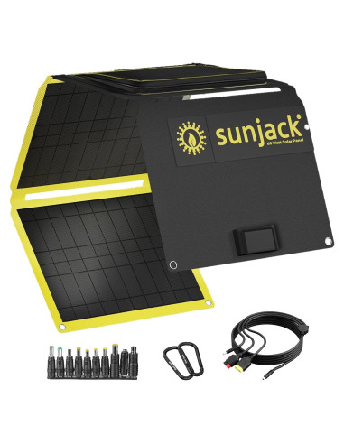 Cargador Solar Plegable SunJack 60W Impermeable USB-C