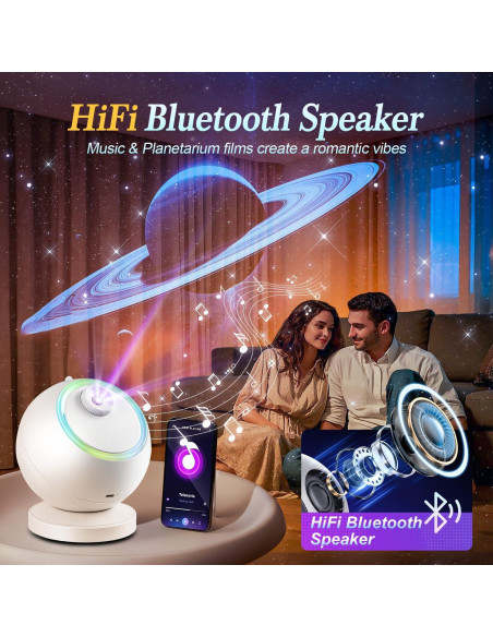 Proyector Planetario ONEFIRE HD 4K con Bluetooth y Música Proyector Planetario ONEFIRE HD 4K con Bluetooth y Música