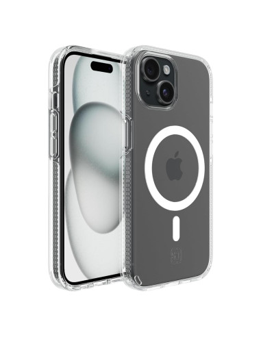 Funda Incipio Duo MagSafe para iPhone 15 - Transparente