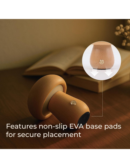 Lámpara de Hongo Recargable SAKSIAPRO 9.9 cm Regulable Lámpara de Hongo Recargable SAKSIAPRO 9.9 cm Regulable