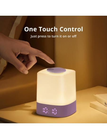 Luz Nocturna Lyridz para Bebés con Control Remoto y Reloj LED Luz Nocturna Lyridz para Bebés con Control Remoto y Reloj LED