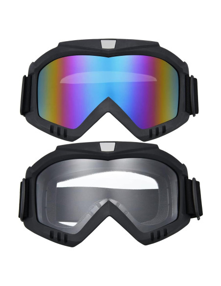 Gafas de Motocross Broyeur - 2 Pack, Protección UV, Unisex Gafas de Motocross Broyeur - 2 Pack, Protección UV, Unisex