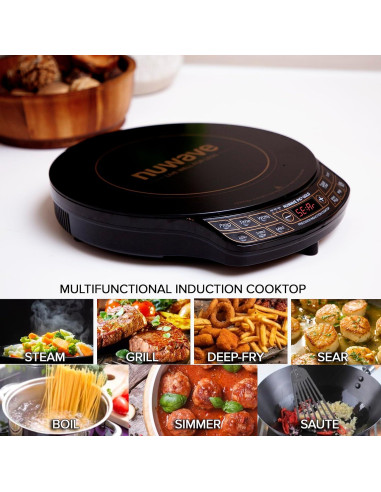 Cocina de Inducción Nuwave PIC Oro 30,48 cm Vidrio Cerámico