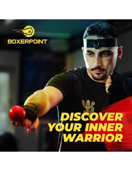 Bola de Reflexión para Boxeo Boxerpoint - Kit Completo Niños Bola de Reflexión para Boxeo Boxerpoint - Kit Completo Niños