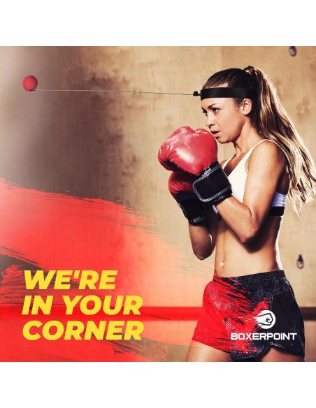 Bola de Reflexión para Boxeo Boxerpoint - Kit Completo Niños Bola de Reflexión para Boxeo Boxerpoint - Kit Completo Niños