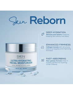 Crema Hidratante Facial Skin Aesthetics 47.9 g - Ácido Hialurónico y Colágeno Antienvejecimiento 2