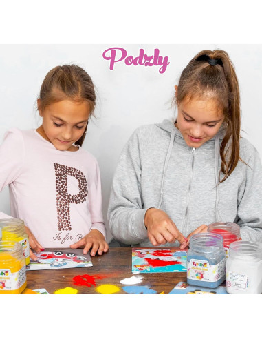 Arena Decorativa Azul Podzly 2.27 kg - Manualidades y Decoración