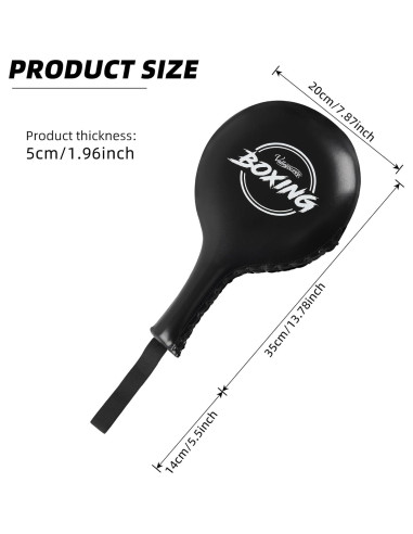 Paddles de Boxeo Valleycomfy 35x20cm Cuero PU Entrenamiento