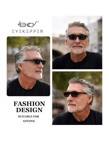 Gafas de Sol Polarizadas Eyekepper 3-Pack Clip Resorte 54x34mm