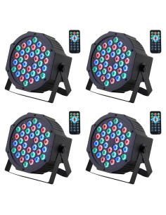 Luces LED Par VEVOR JM-P13, 36 colores, 7 modos, DMX