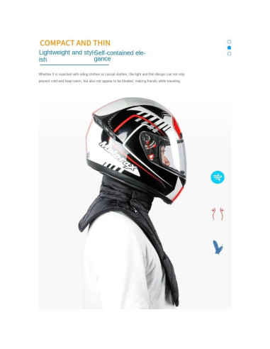 Bufanda Térmica para Cuello MJMOTO Invierno Impermeable Unisex