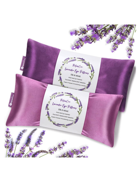 Almohadilla para Ojos RelaxCoo con Aromaterapia - Paquete de 2 Almohadilla para Ojos RelaxCoo con Aromaterapia - Paquete de 2