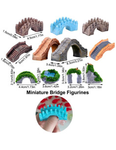 Puente de Jardín de Hadas Miniatura Purple Star 11 Pack 2