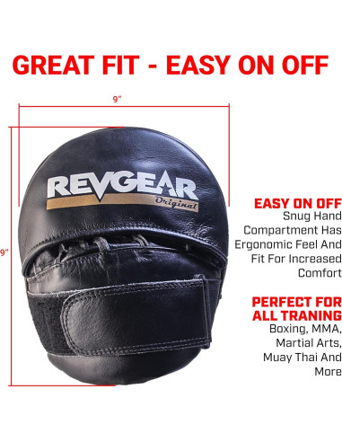 Almohadillas de Boxeo Revgear Air Mitt - Cuero Duradero